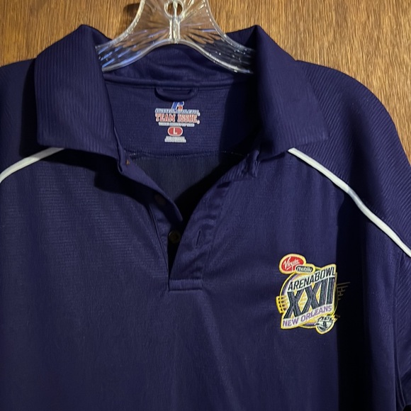 Russell Official Area Football Bowl  XX11 On Field  Coaches Polo - Picture 2 of 5